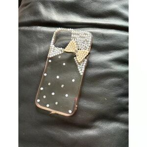 Chic Gold and Silver Bow Phone Case